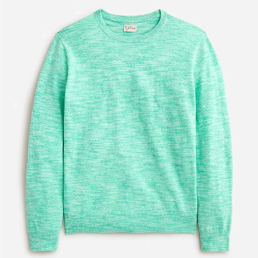 J. Crew Cotton-blend crewneck sweater size M